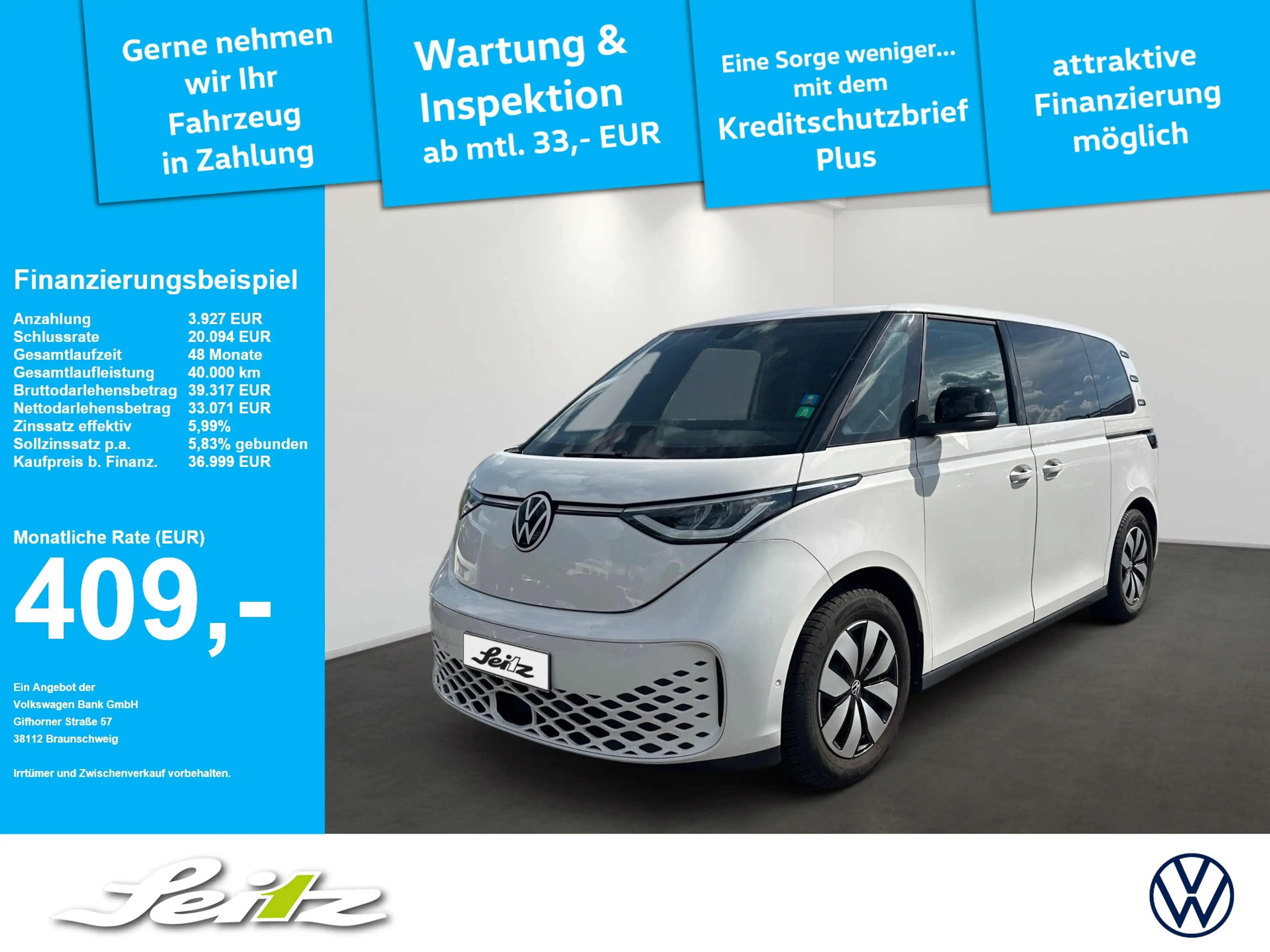Volkswagen ID. Buzz ID.Buzz Pro *LED*KAMERA*NAVI*SITZHZG*APPCON*