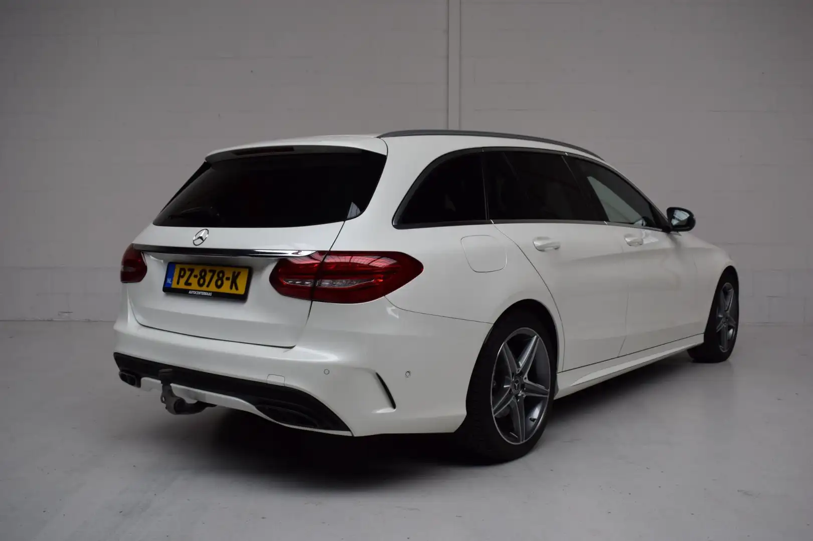Mercedes-Benz C 200 Estate 2.0L 184PK AUT AMG Premium NAP / LEER / CAM Blanc - 2