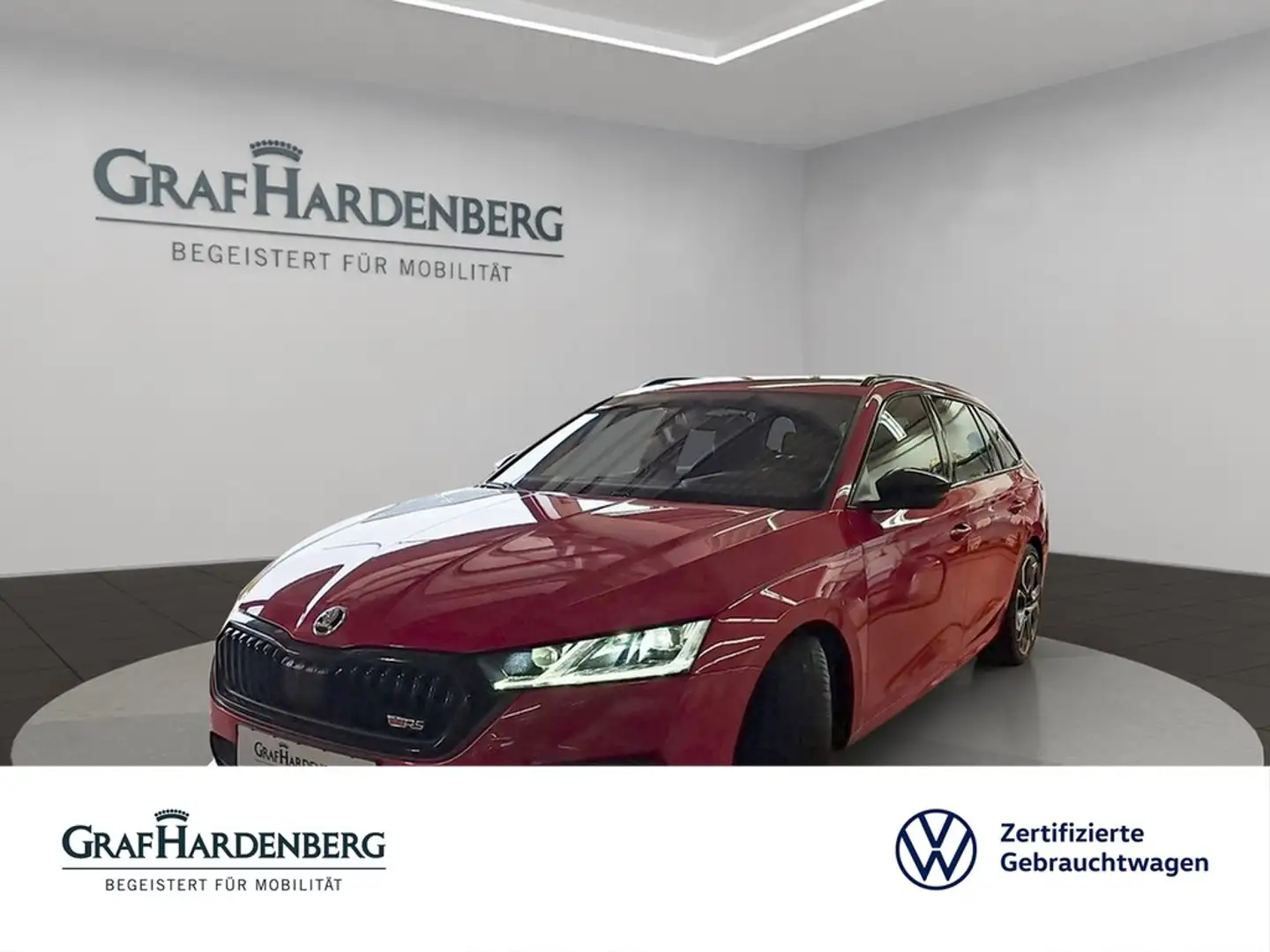 Skoda Octavia Combi RS 4x4 TDI DSG Standheizung Pano Rot - 1