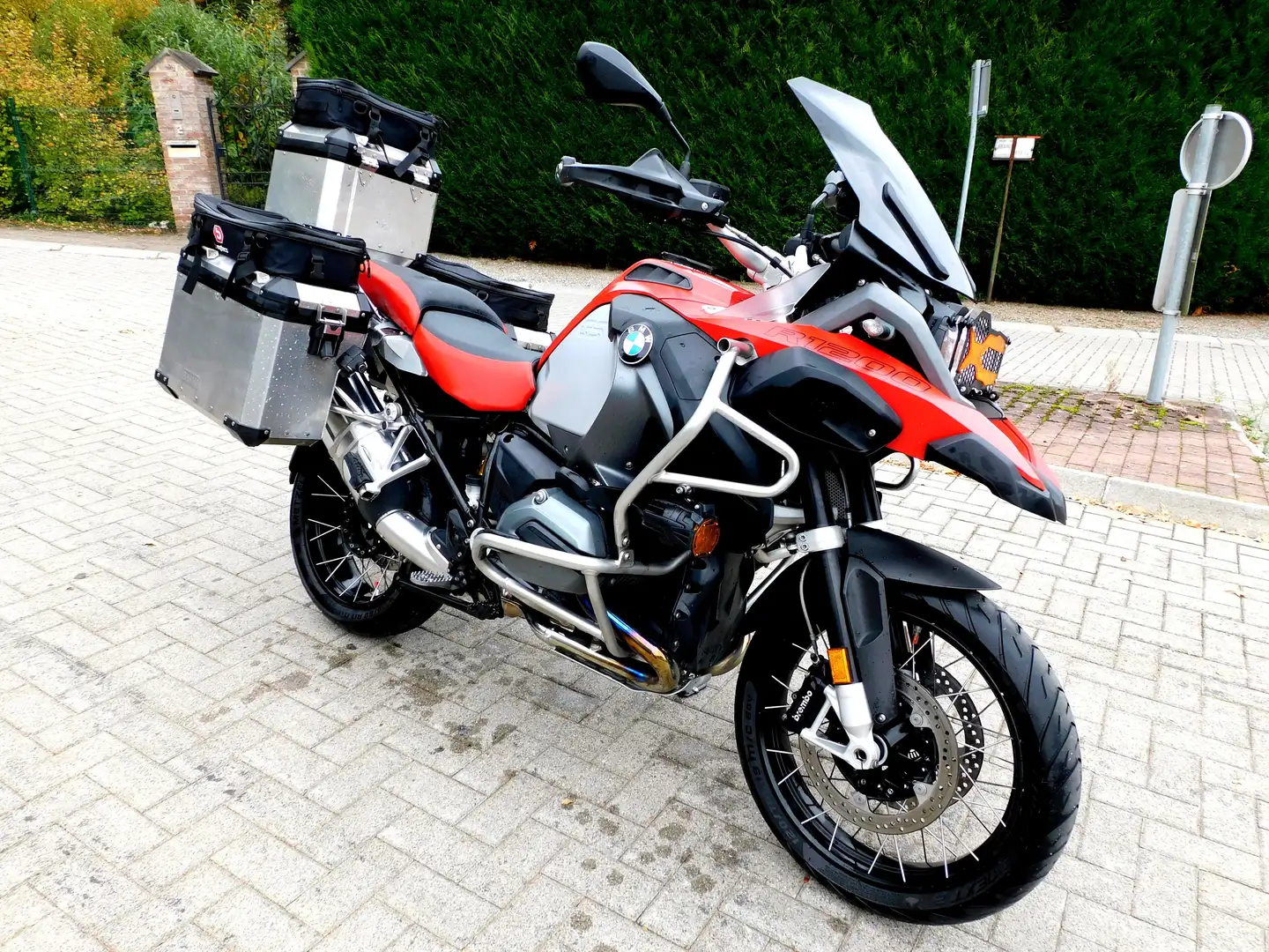 BMW R 1200 GS Adventure full options , position basse , garantie un an Rouge - 2