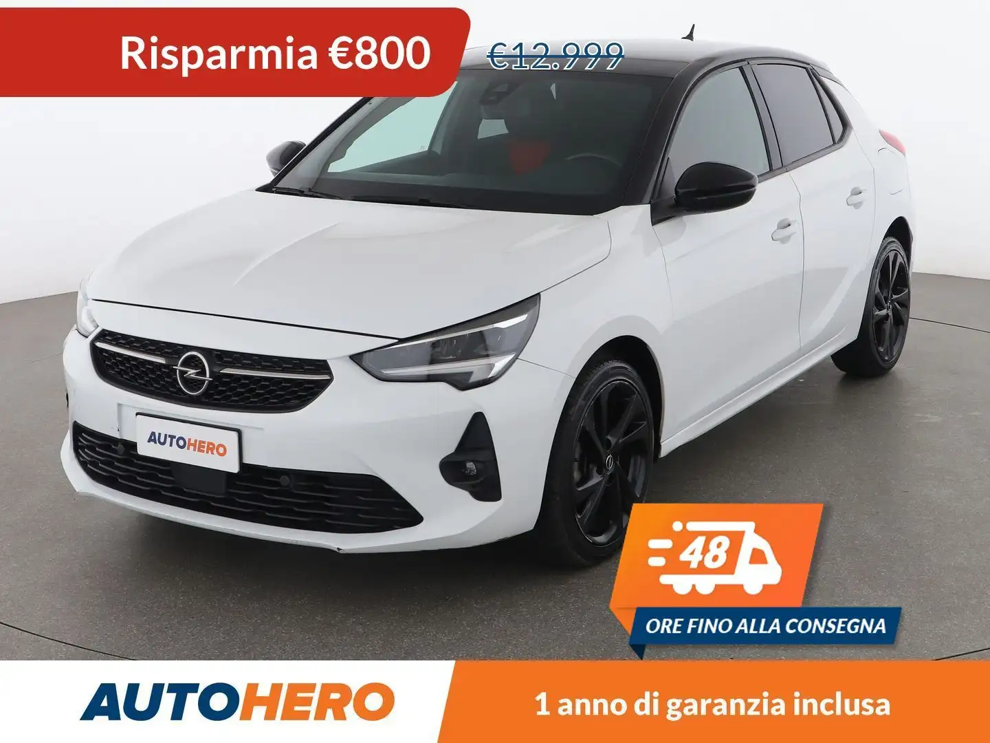 Opel Corsa 1.2 Turbo GS Line 100 CV Bianco - 1