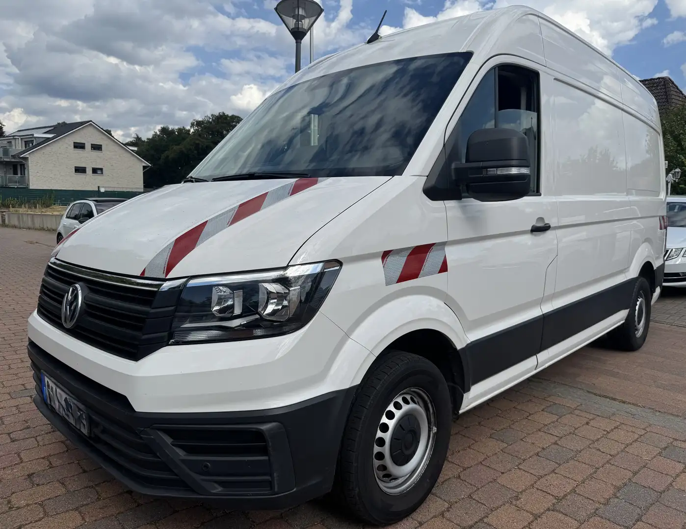 Volkswagen Crafter 2.0 TDI Kasten 35 mittellang Hochdach -Klima-AHK Weiß - 2