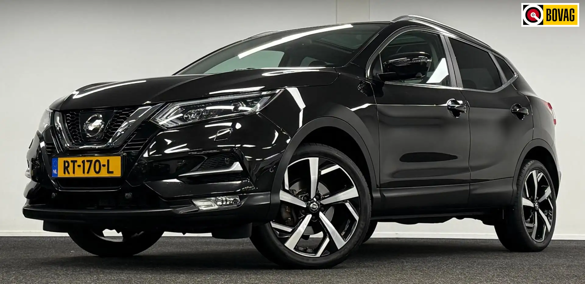 Nissan Qashqai 1.2 Tekna*Panodak*Trekhaak*Navi*Camera*19'' Noir - 1