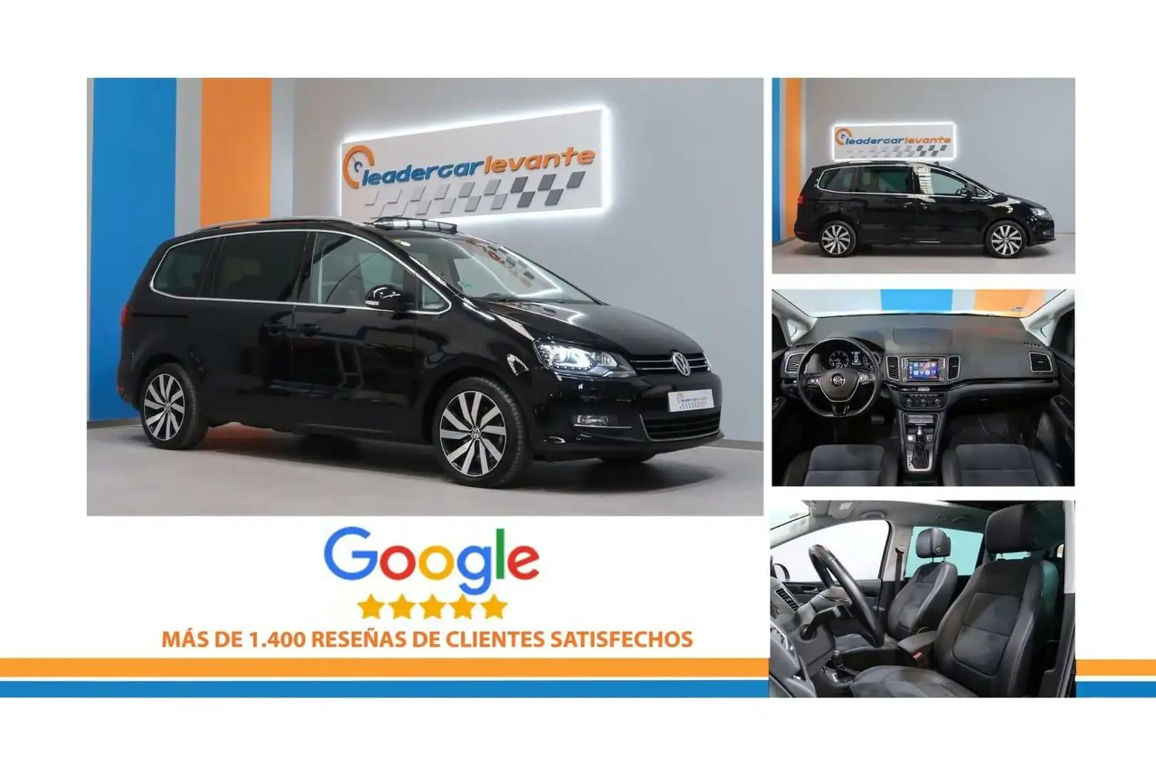 Volkswagen Sharan 2.0 TDI SPORT 184CV DSG Negro - 2
