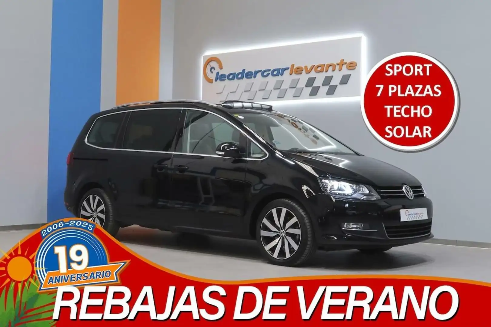 Volkswagen Sharan 2.0 TDI SPORT 184CV DSG Negro - 1
