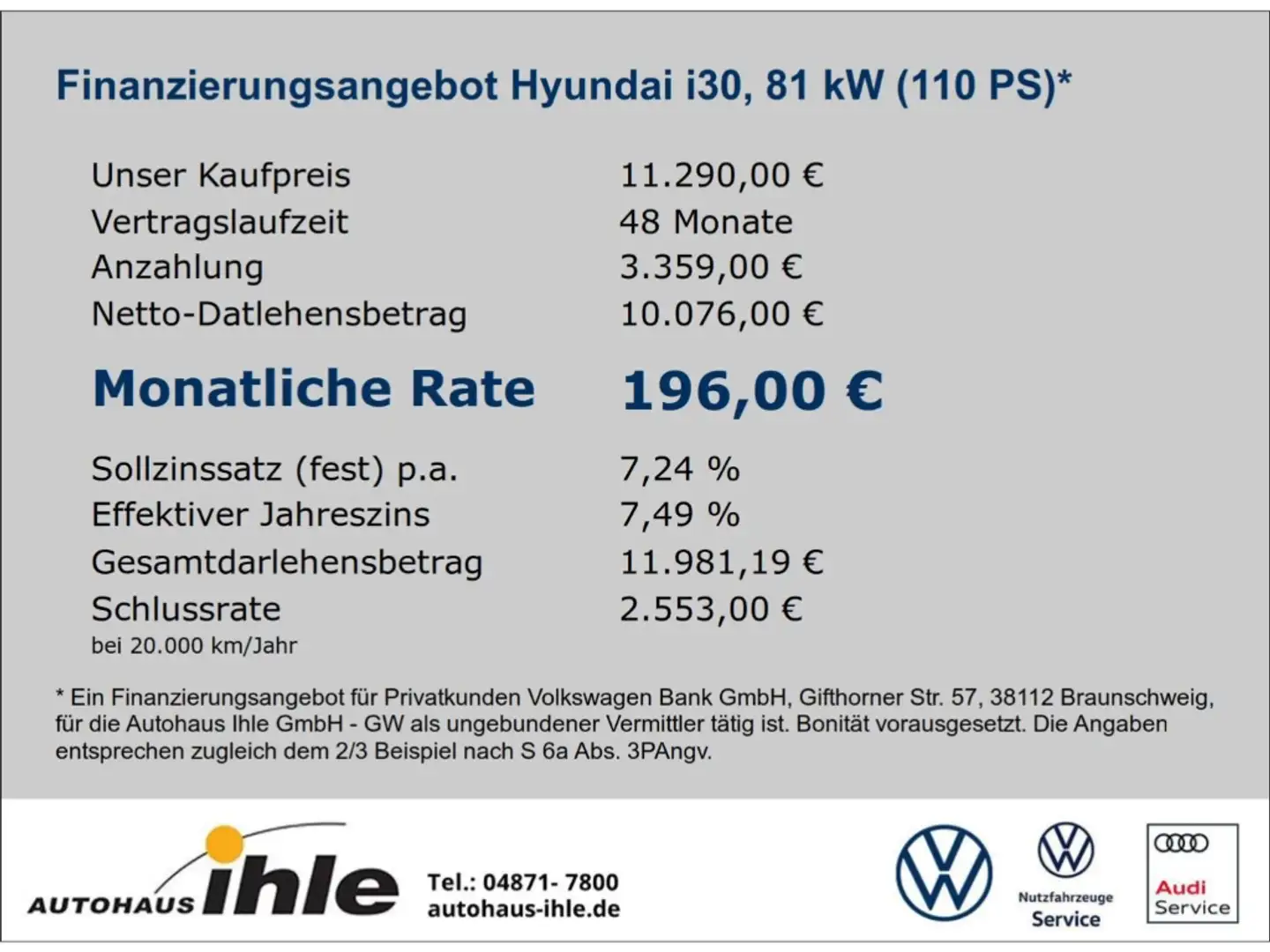 Hyundai i30 1,6 CRDi blue Passion R-KAMERA+NAVI+KLIMAAUTOMATIK Blanc - 2