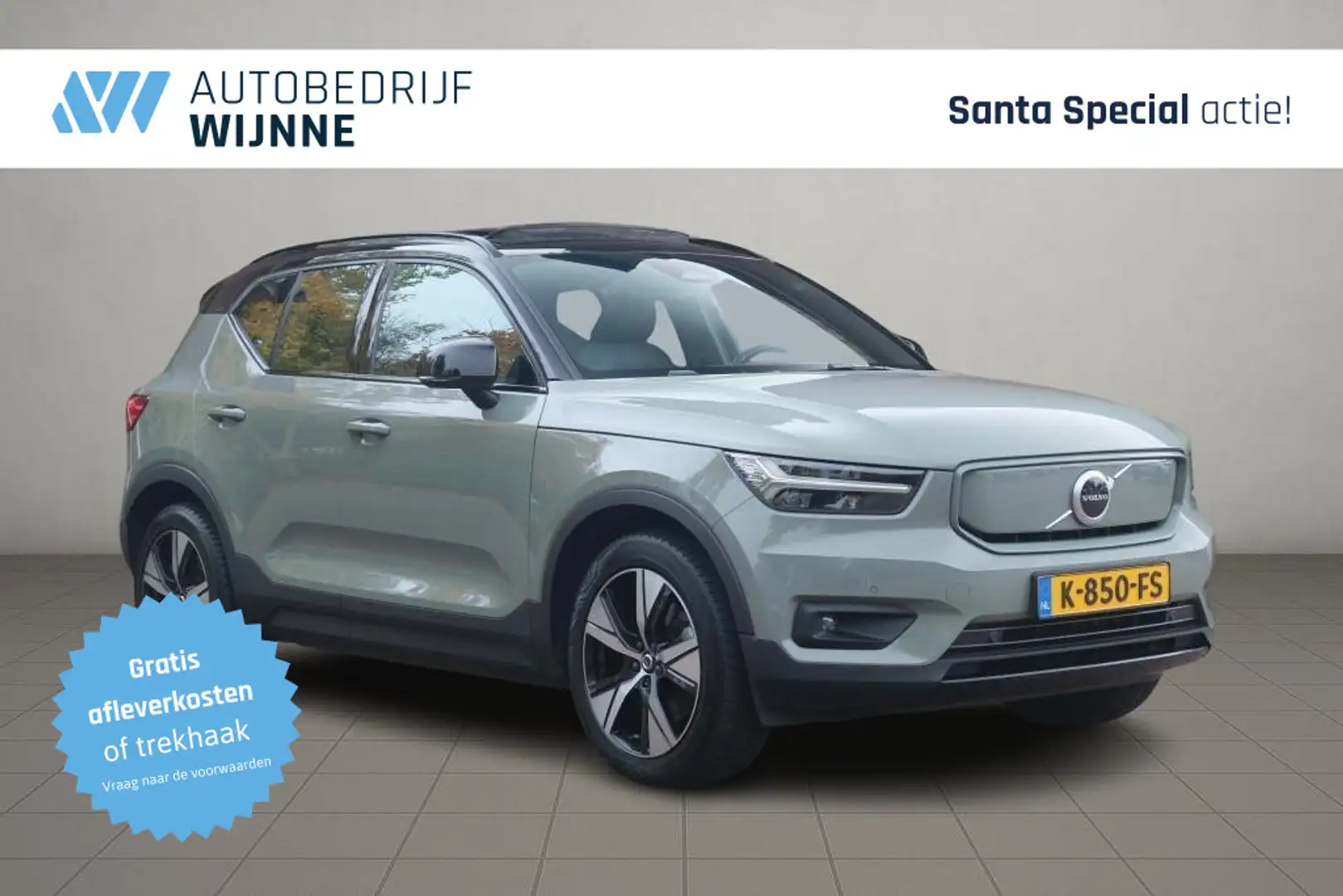 Volvo XC40 Recharge P8 408pk AWD R-Design | SOH 93% | Navi | Vert - 1