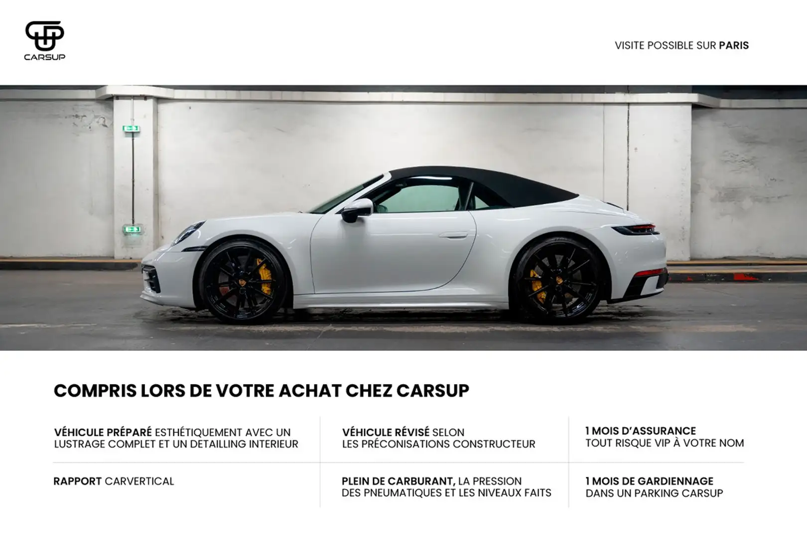 Porsche 911 Type 992 Carrera 4S Blanc - 2