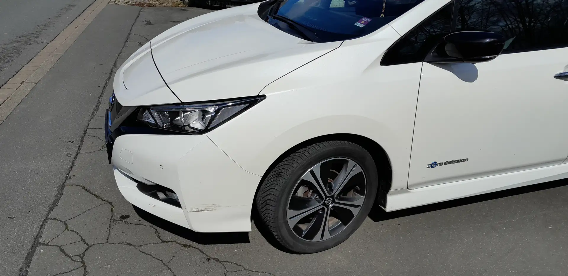 Nissan Leaf Leaf 40 kWh N-Connecta Blanc - 2