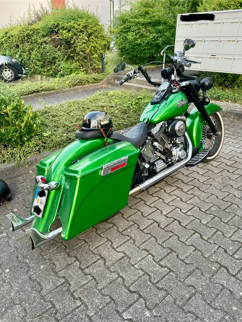 Harley-Davidson Heritage Softail Chicano Custom Bagger Verde - 2