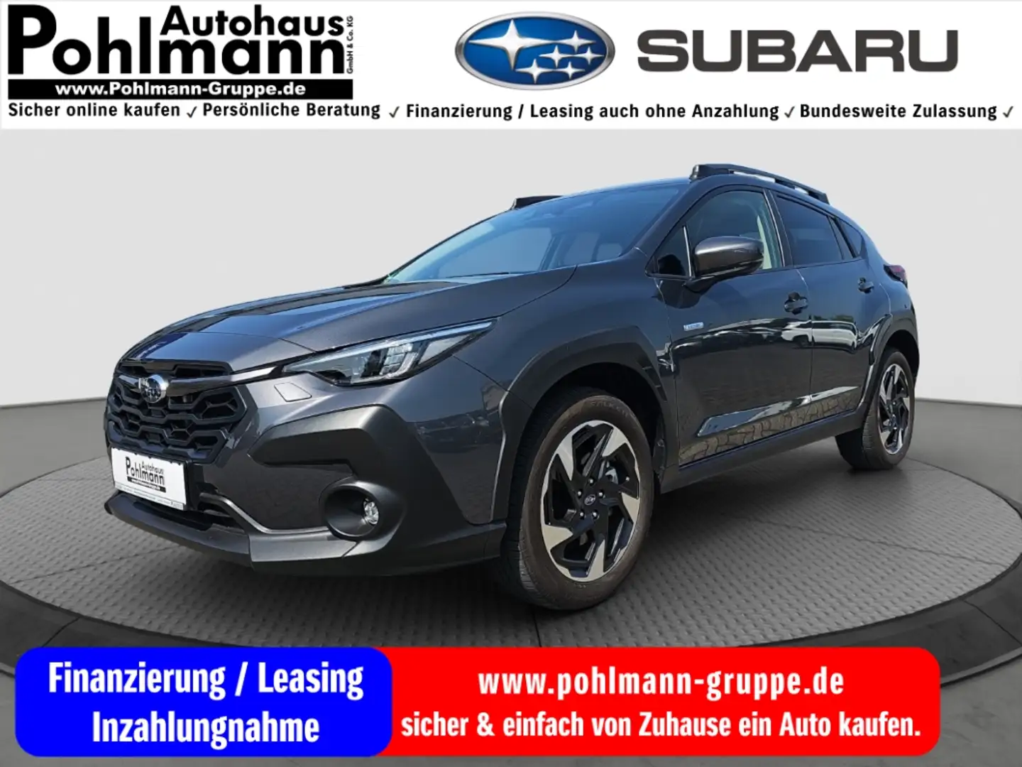 Subaru Crosstrek 2.0ie e-Boxer Platinum Navi LED Kurvenlicht Sperrd Gris - 1
