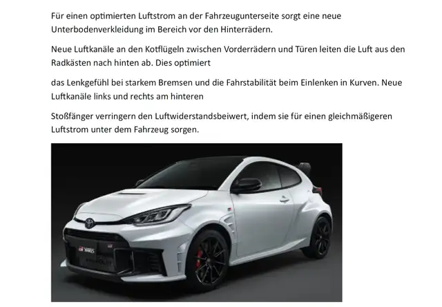 Toyota Yaris GR 1,6 Turbo Aero Performance 6M 3t. Ansicht 10