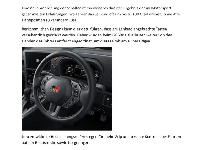 Toyota Yaris GR 1,6 Turbo Aero Performance 6M 3t. Ansicht 12