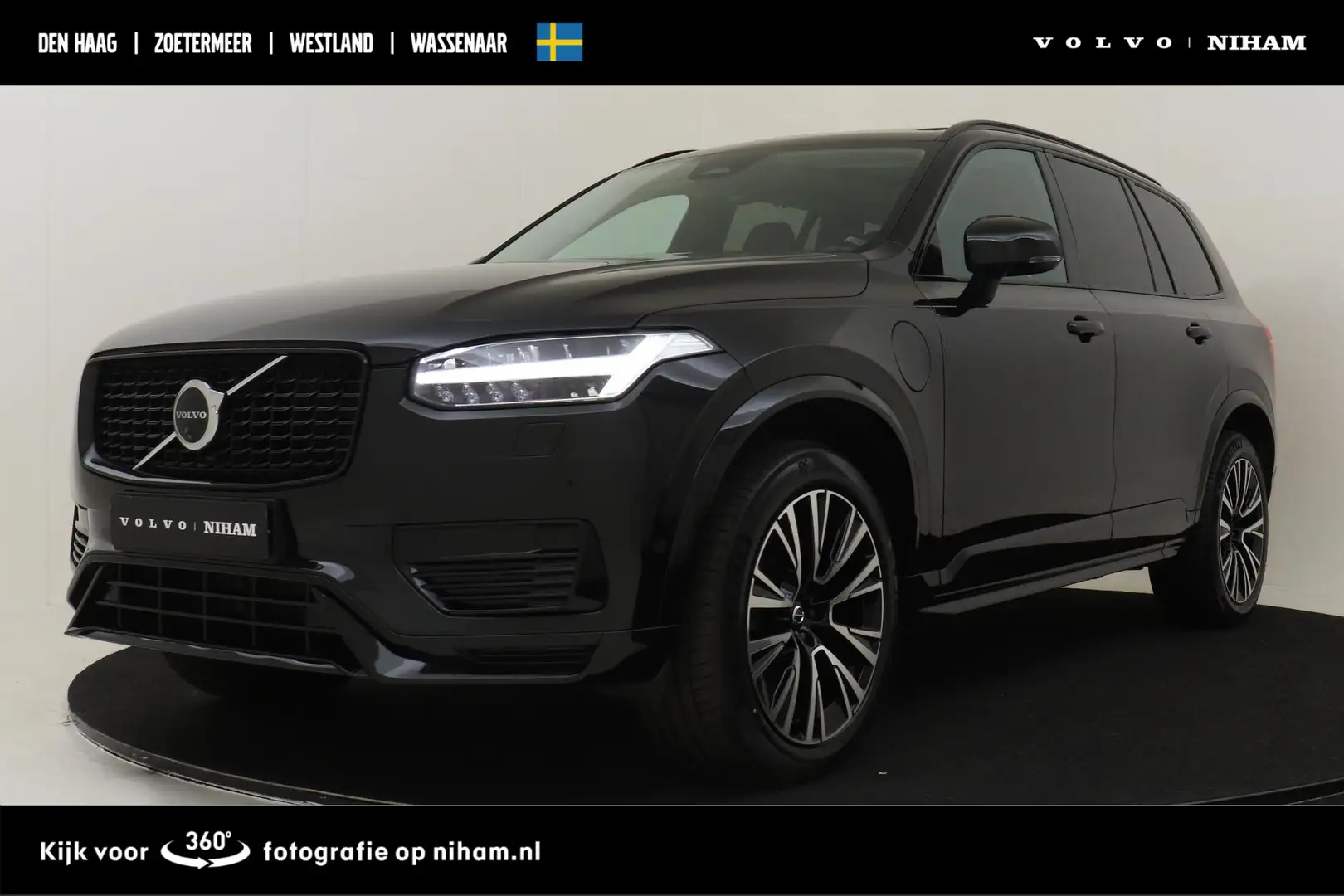 Volvo XC90 T8 RECHARGE AWD ULTRA DARK -PANO.DAK|HARMAN/KARDON Noir - 1