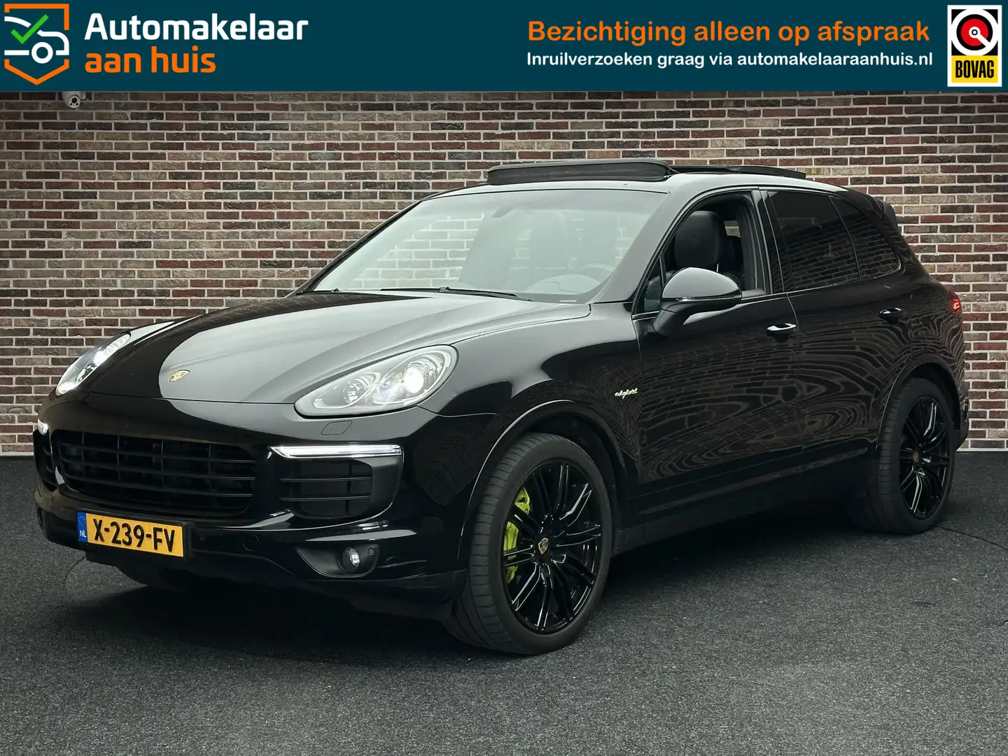 Porsche Cayenne 3.0 S E-Hybrid Panorama Camera Elek Stoel Leer BTW Noir - 1
