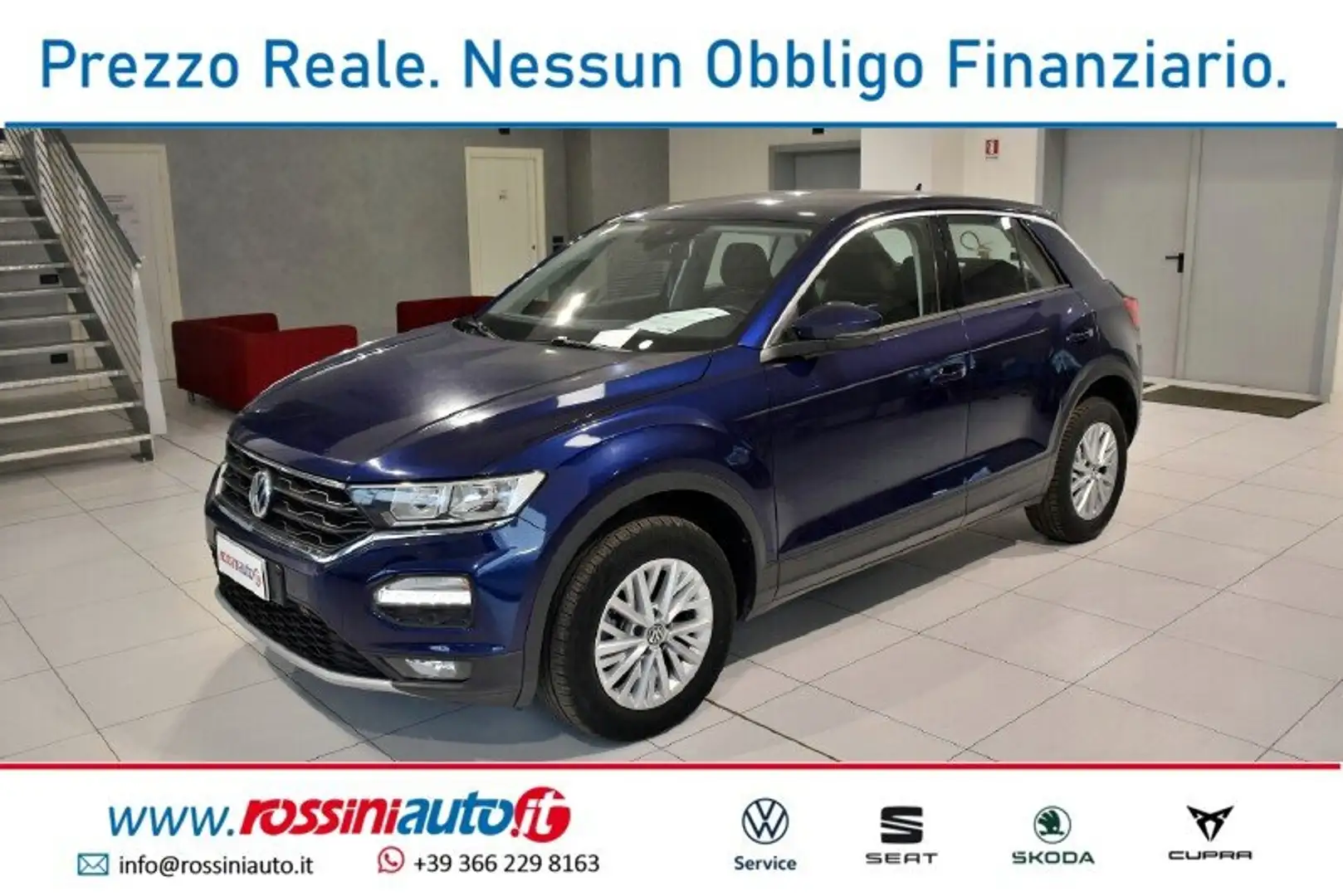 Volkswagen T-Roc 1.6 TDI SCR 116 CV BUSINESS Blau - 1