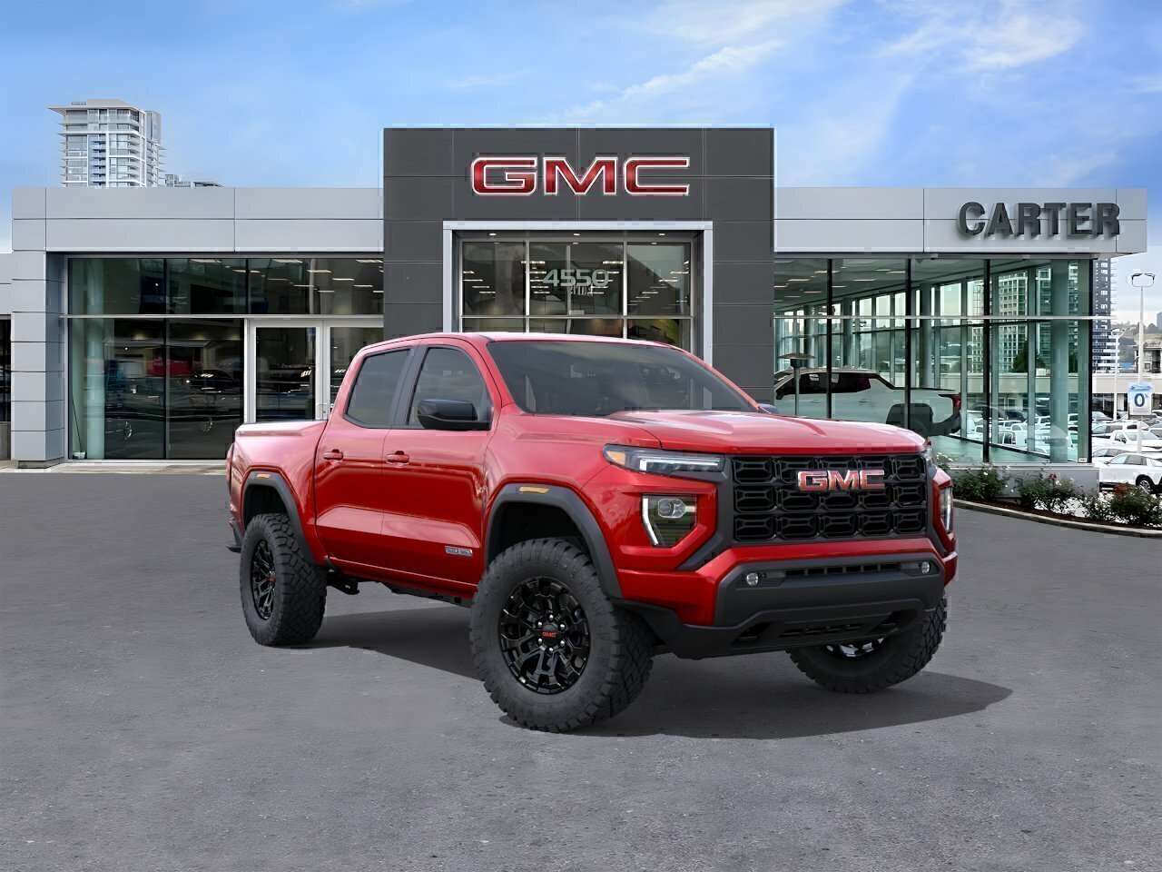 Red 2026 GMC Canyon Pickup Truck Four-Wheel Drive Automatic
