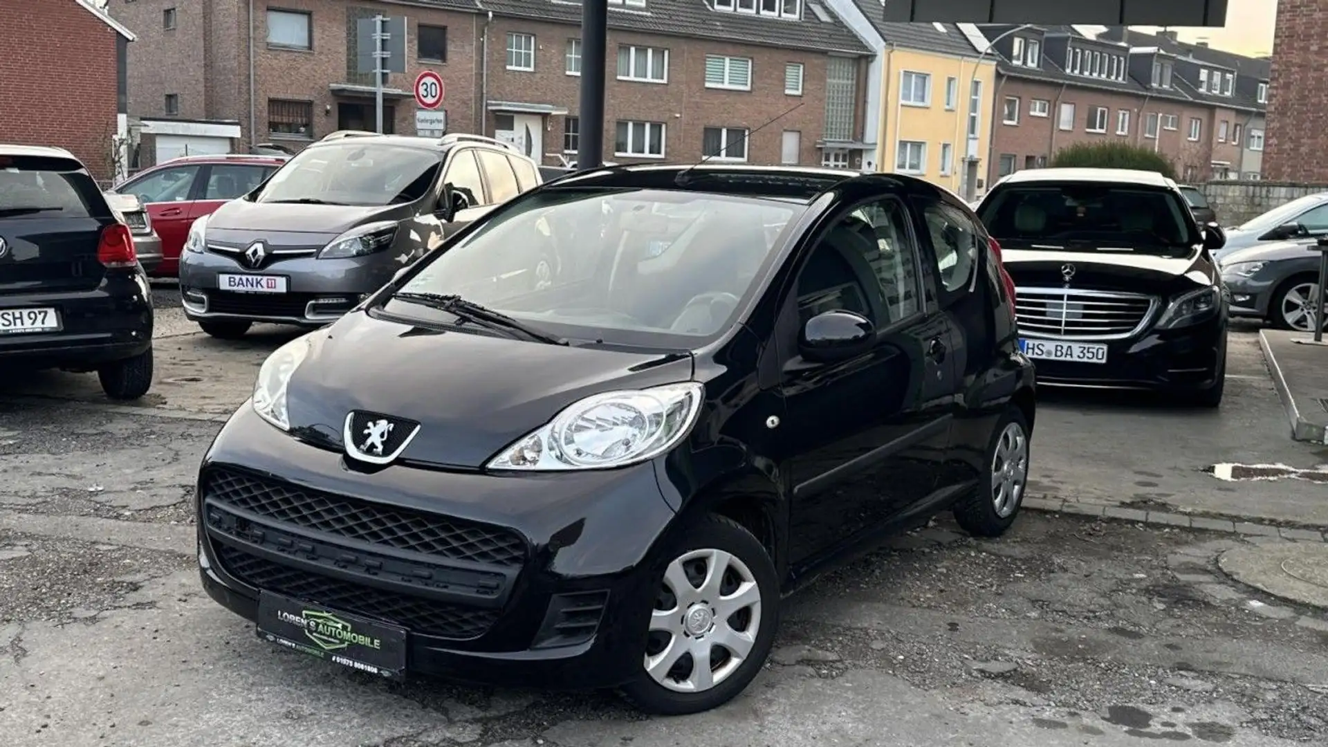 Peugeot 107 Filou*Klima*8-Fach*1-Hand*Servo*Top* Klima Schwarz - 1