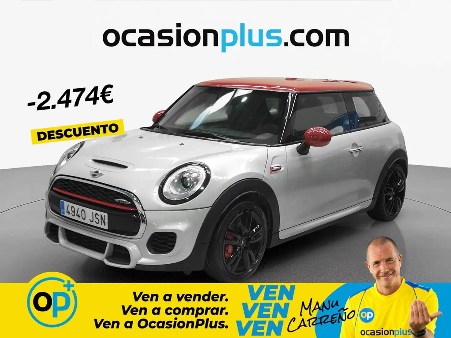 MINI John Cooper Works Aut. Gris - 1