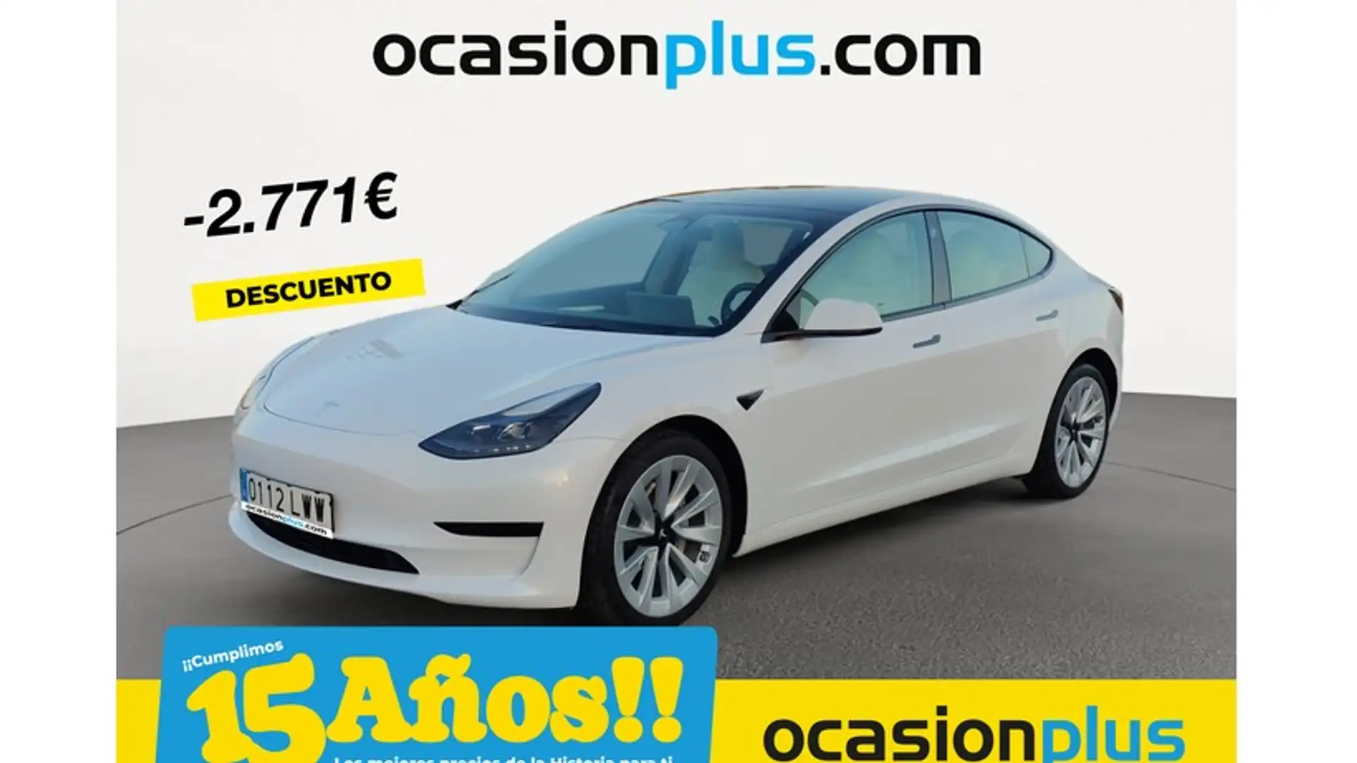 Tesla Model 3 Standard Range RWD Plus Blanc - 1