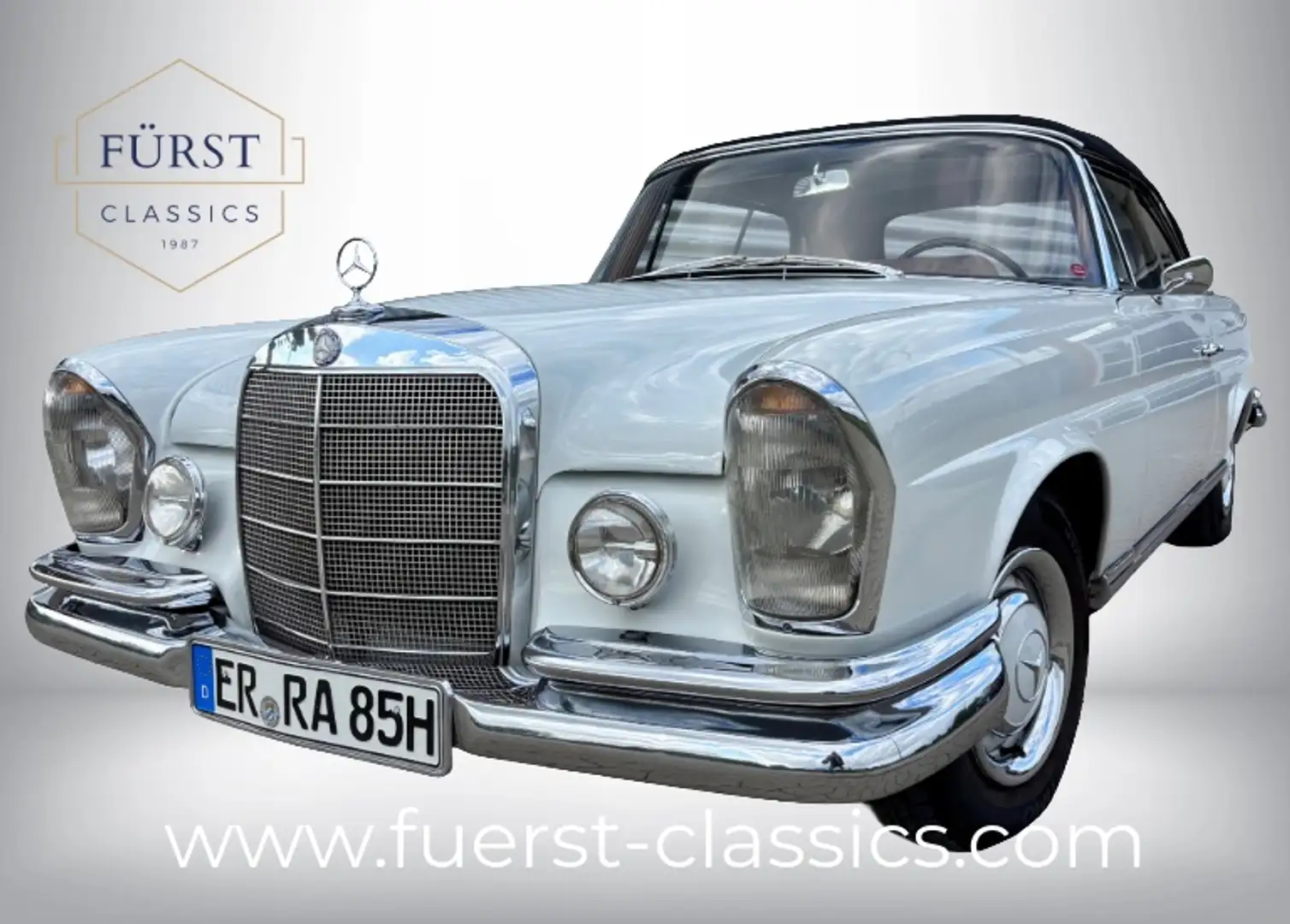 Mercedes-Benz 250 SE / C W111 Cabriolet Hochkühler Beyaz - 1