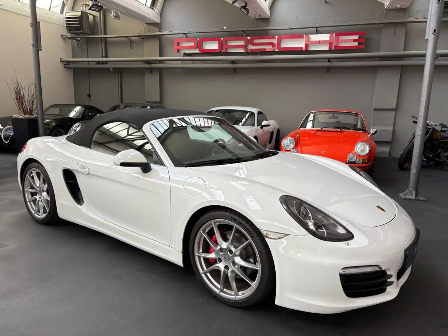 Porsche Boxster 981 Boxster S **1. Hand/Sp.Sitze/Chrono Paket** Weiß - 1