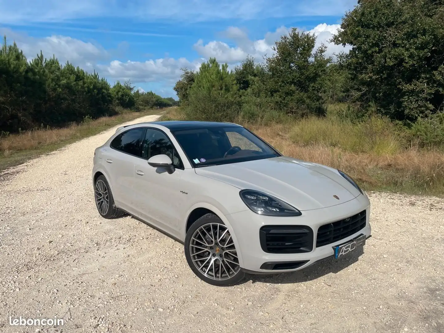 Porsche Cayenne coupe TOUTE OPTIONS, gris craie, espresso, francai Gris - 1