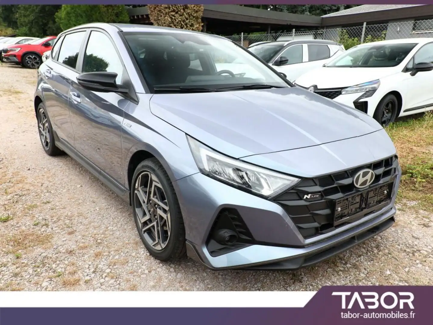 Hyundai i20 1.0 TGDI 100 N-Line GPS LED clima Azul - 2