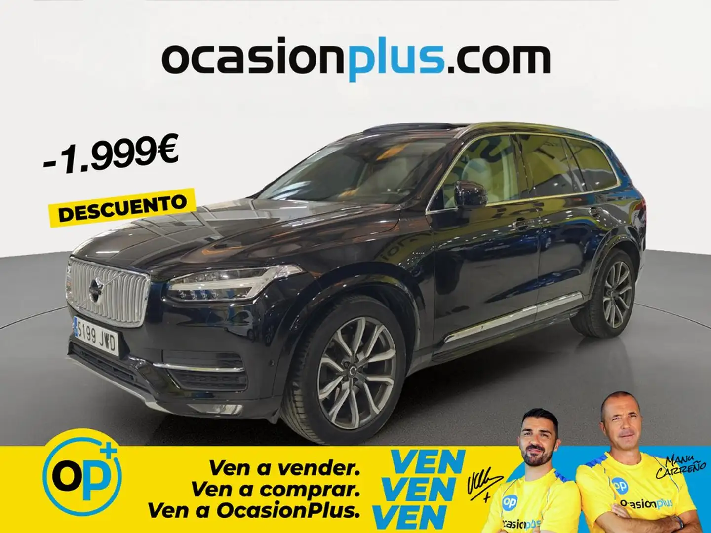 Volvo XC90 D5 Inscription AWD 235 Aut. Negro - 1