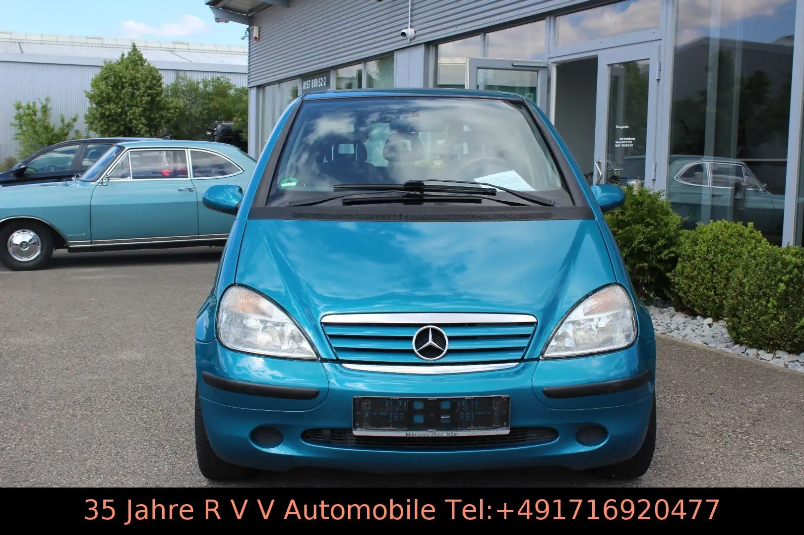 Mercedes-Benz A 190 ELEGANCE, Halbautomatik, TÜV neu Синий - 2