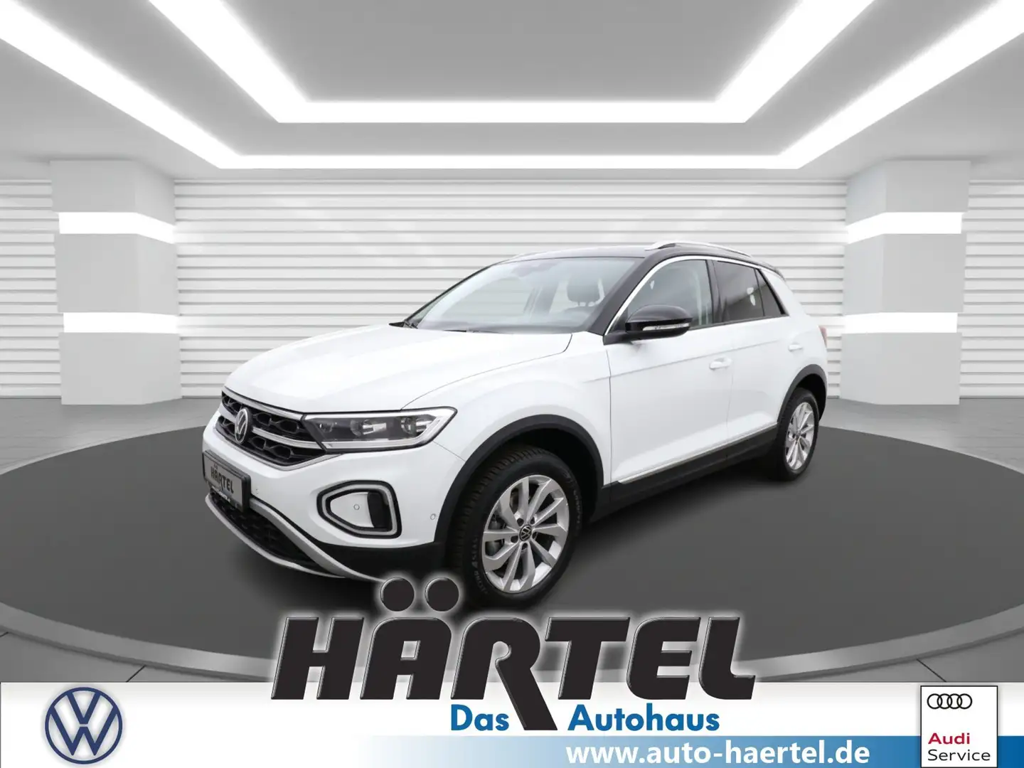 Volkswagen T-Roc STYLE 1.5 TSI DSG (+ACC-RADAR+NAVI+AHK) LED Weiß - 1