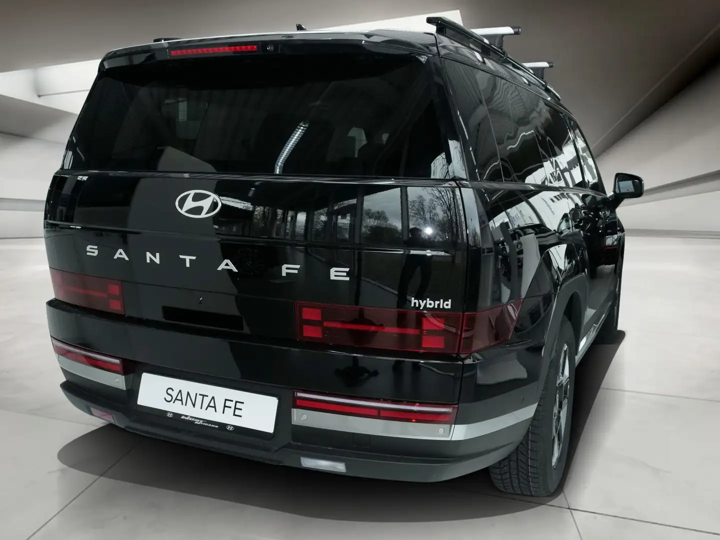 Hyundai SANTA FE Santa Fe HEV 1.6 T-GDI 215PS Intro Schiebedach Schwarz - 2