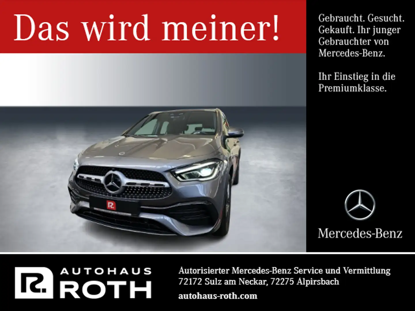 Mercedes-Benz GLA 250 GLA 250 e AMG Line (EURO 6d) Navi/Autom./Klima LED Grau - 1