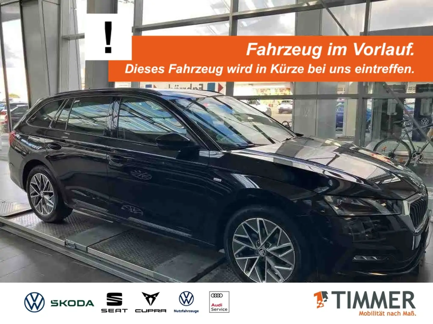 Skoda Octavia Combi 2.0 TDI DSG TOUR *MATRIX *NAVI *SHZ *ALU *A Zwart - 1