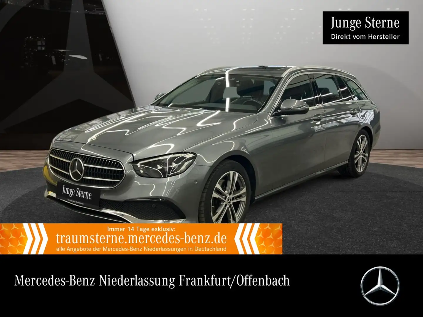 Mercedes-Benz E 220 d T 4M AVANTG+LED+FAHRASS+KAMERA+9G Grau - 1