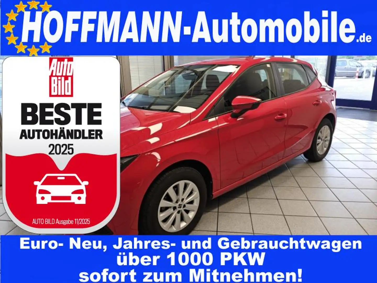 SEAT Ibiza Style PDC,Sitzheizung,LED,App-Connect Rot - 1