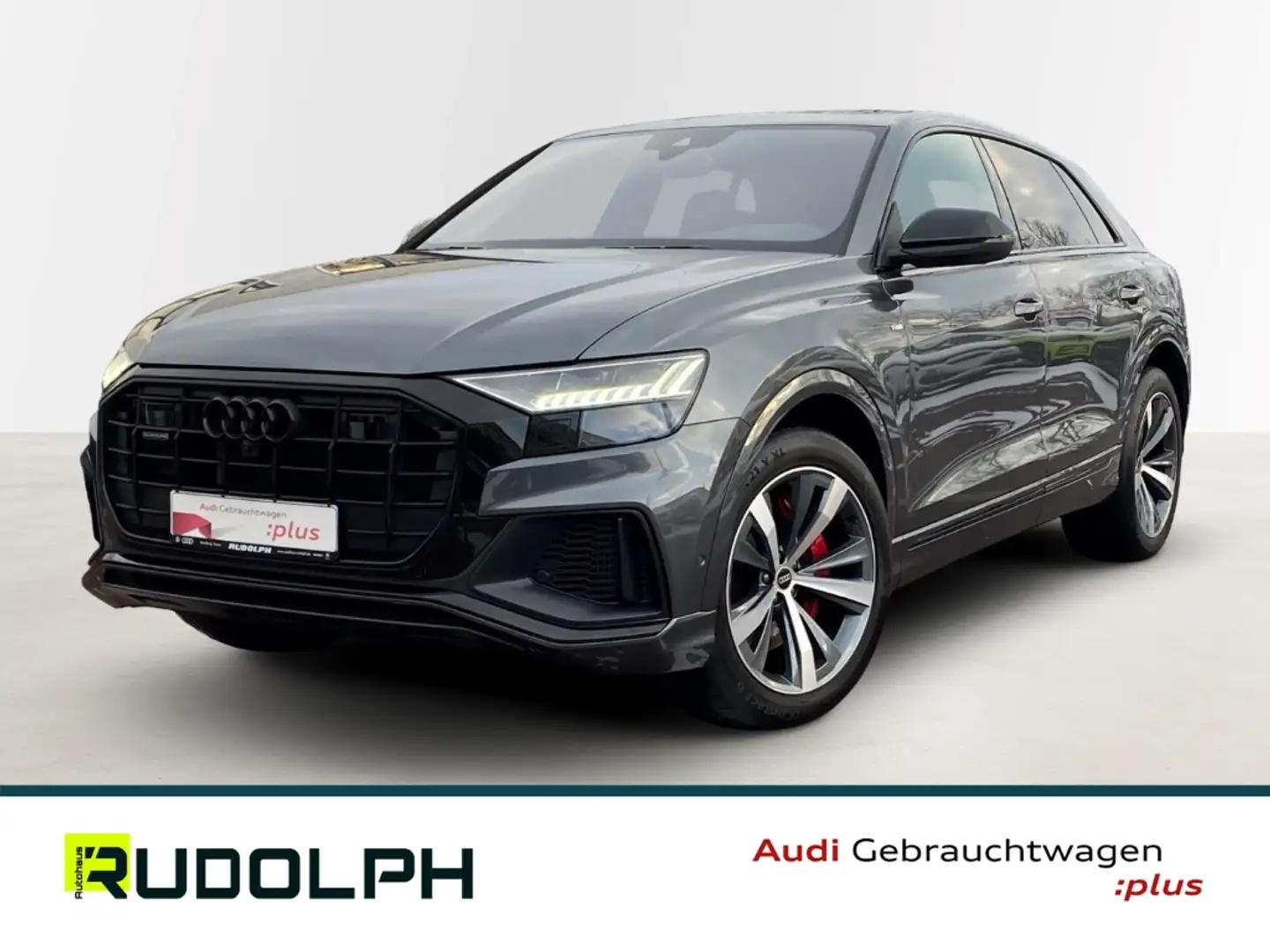 Audi Q8 60 TFSI e qu. HD MATRIX Luft 360 B&O Nachtsicht Grau - 1