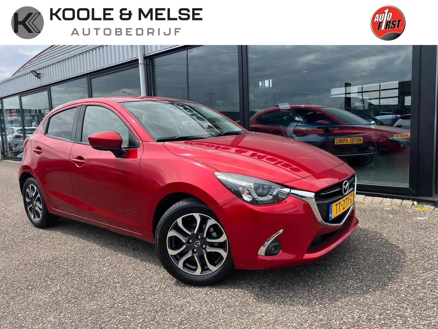 Mazda 2 1.5 SKYACTIV-G 90PK TS+ Rouge - 1