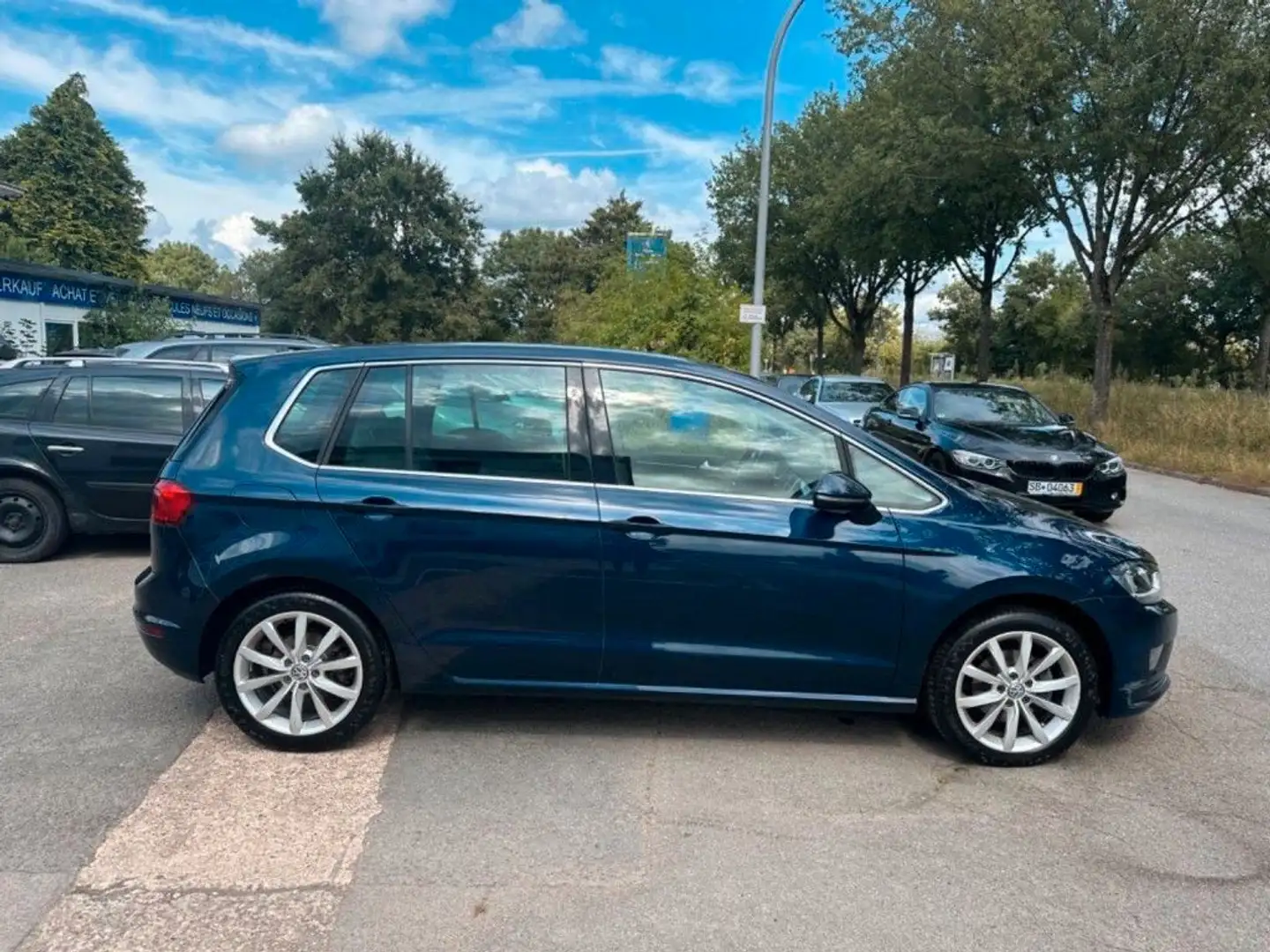 Volkswagen Golf SPORTSVAN VII HIGH STANDHZ + PANO + KAMERA Blauw - 2