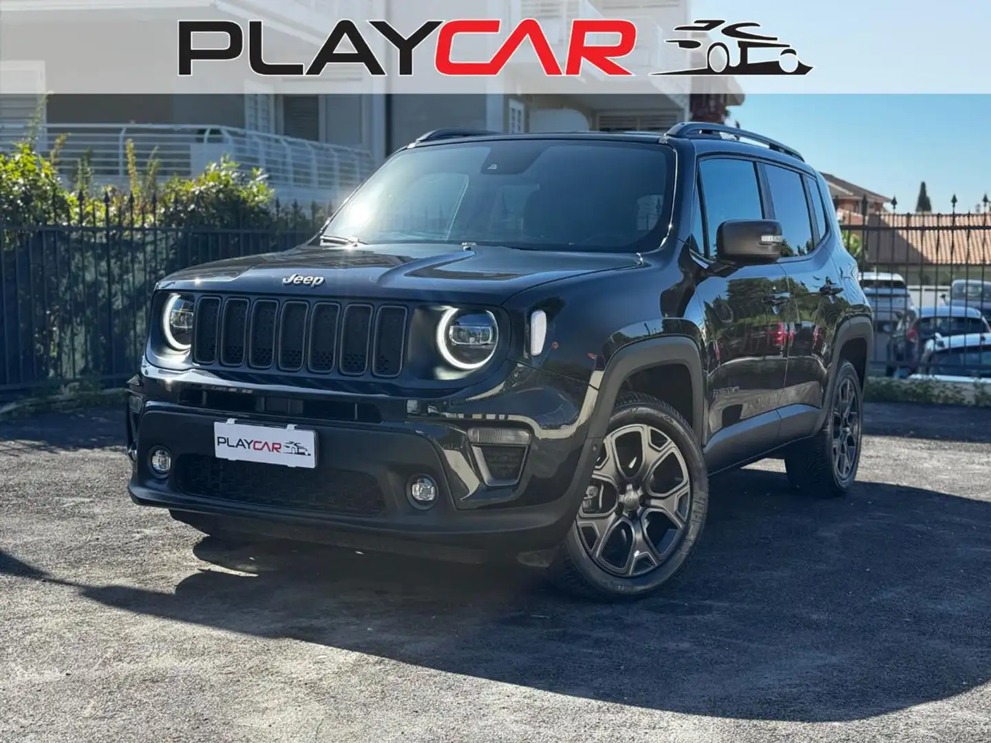 Jeep Renegade 1.3 T4 190CV PHEV 4XE 80th ANN. FULL LED+PELLE TOT Nero - 1