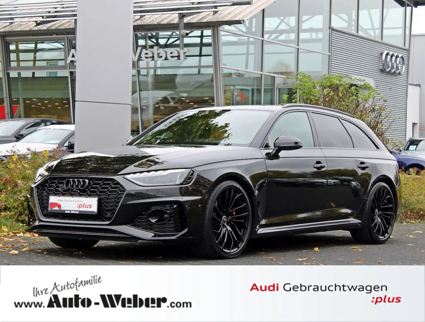 Audi RS4 Avant qu. BLACK PANO HUD 280km/h DRC Schwarz - 1