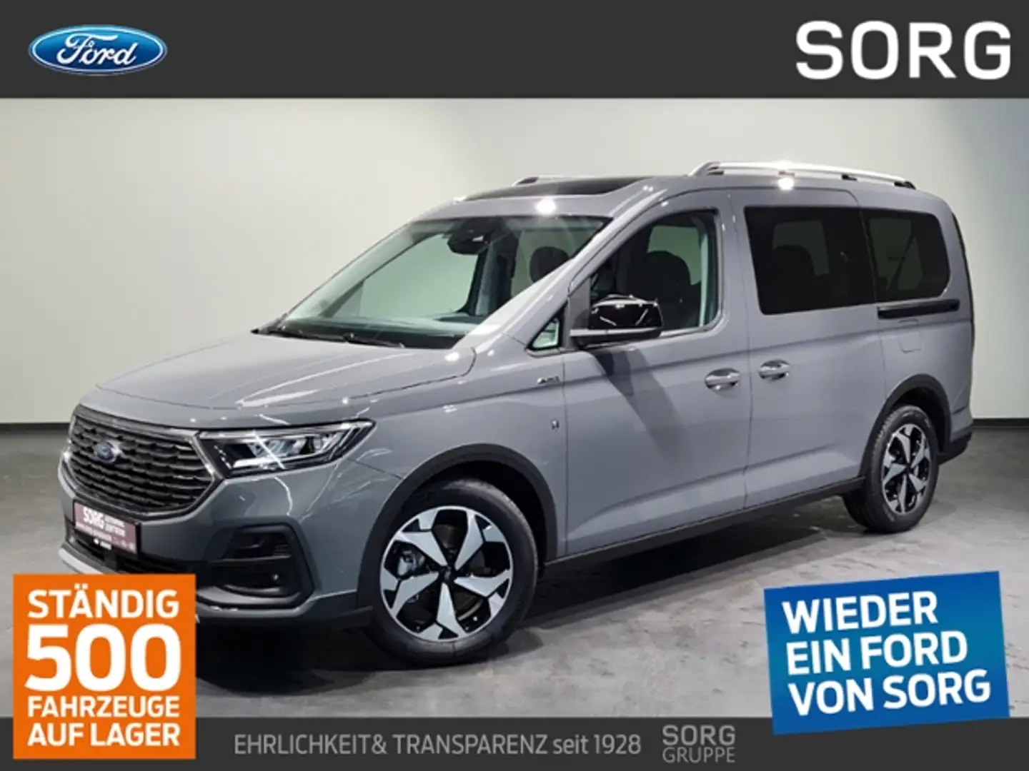 Ford Tourneo Connect L2-Active "LED"NAVI"PANO" Grau - 1
