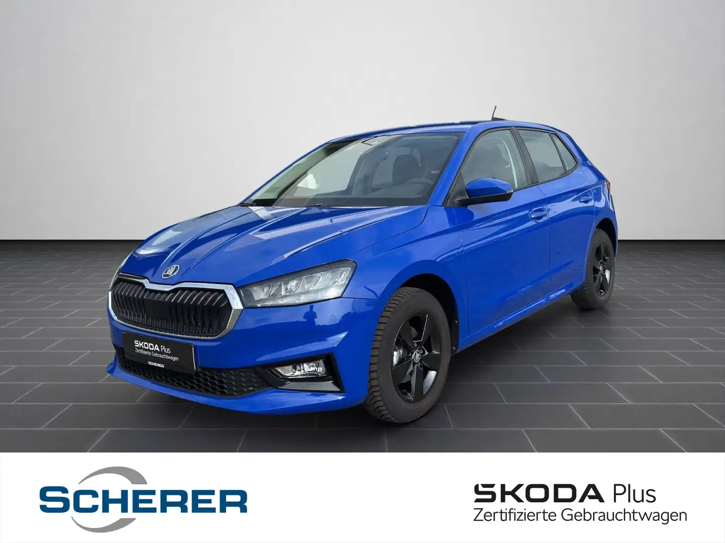 Skoda Fabia Essence 1.0 TSI LED BLUETOOTH EPH hi. ALU Bleu - 1