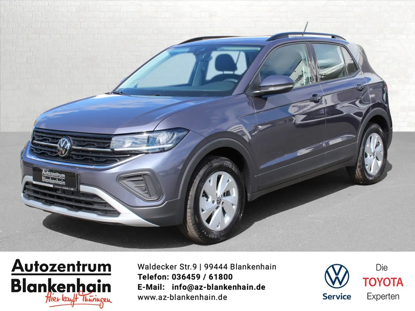 Volkswagen T-Cross 1,0 TSI Life SHZ*LED*PDC v&h* Grau - 1