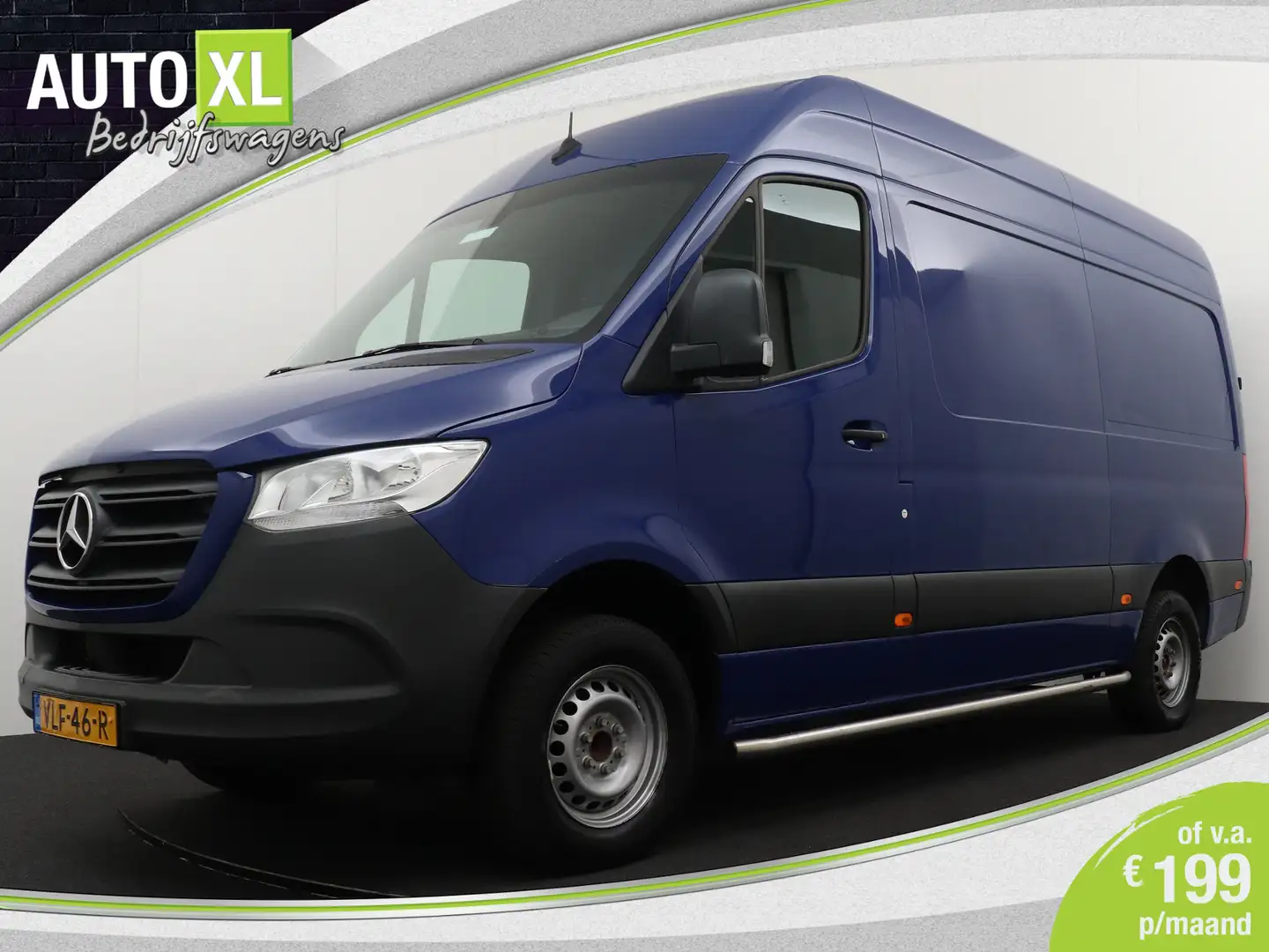 Mercedes-Benz Sprinter 315 1.9 CDI Aut. L2H2 3-Zits Carplay Cruise Camera Blauw - 1