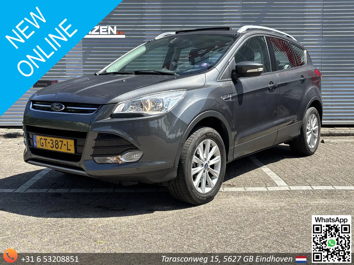 Ford Kuga 1.5 Titanium 4WD Automaat | Leder | Pano | Climate Grijs - 1