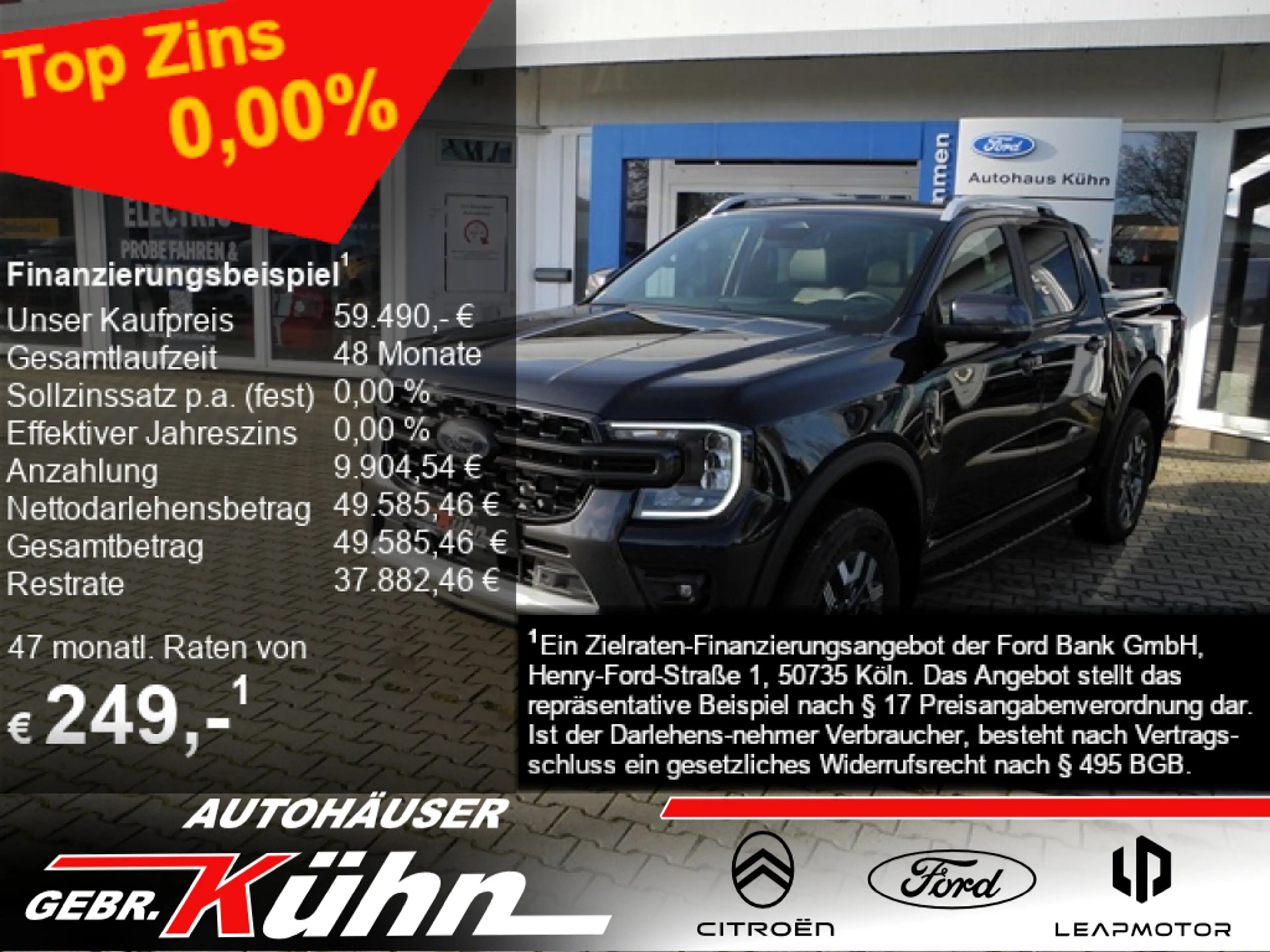 Ford Ranger 2,3 l PHEV Wildtrak - iACC, AHK, TW, Rollo, B&O