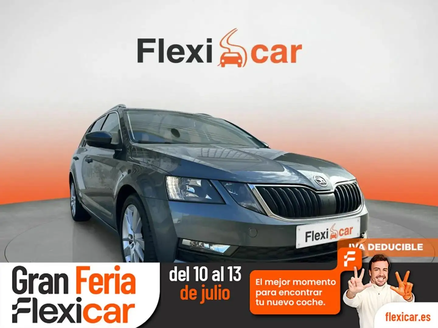 Skoda Octavia Combi 1.6TDI CR Ambition DSG Grijs - 1