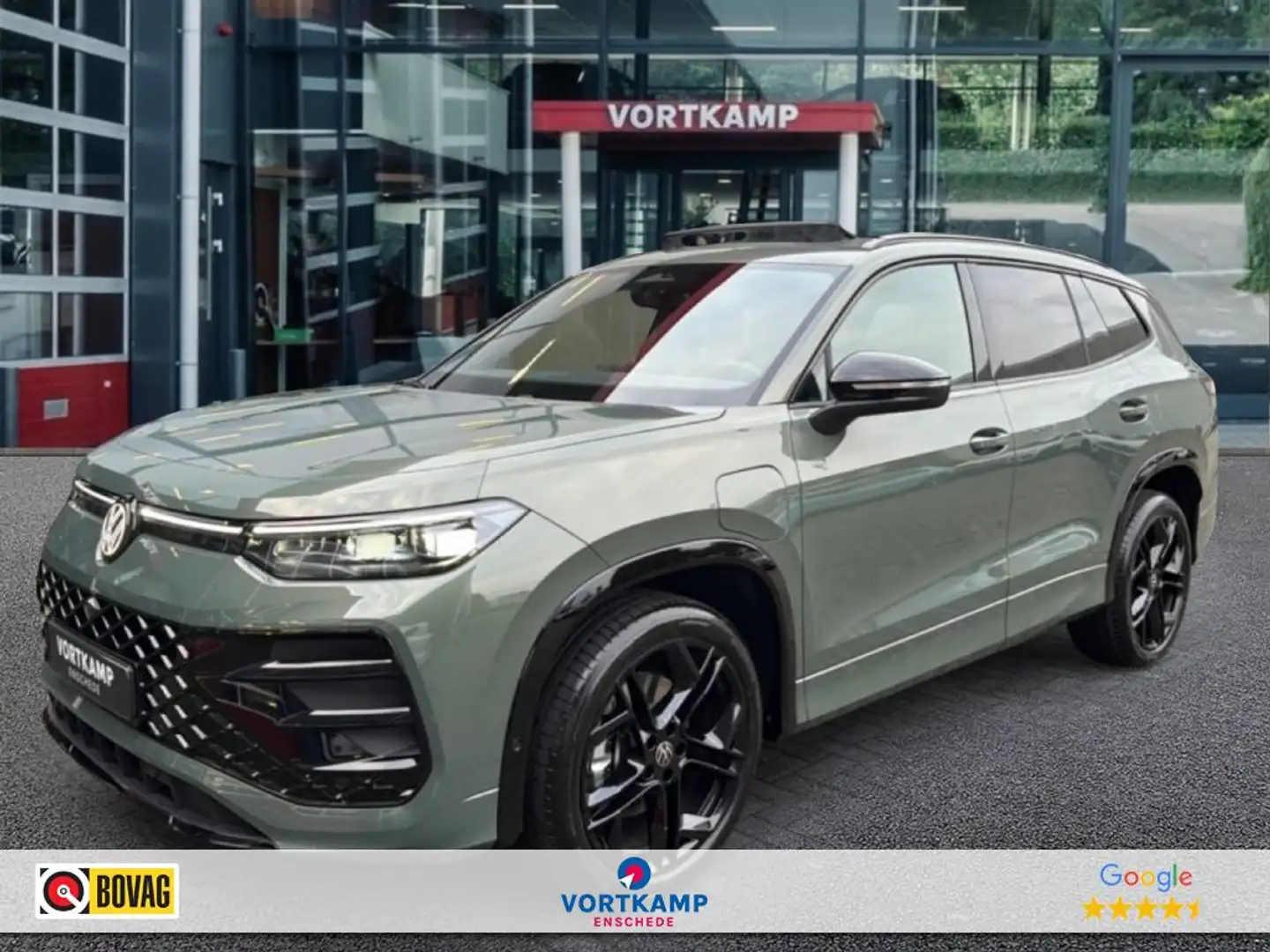 Volkswagen Tayron 1.5 TSI DSG EHYBRID 272PK R-LINE PANO.DAK/TREKHAAK Grün - 1