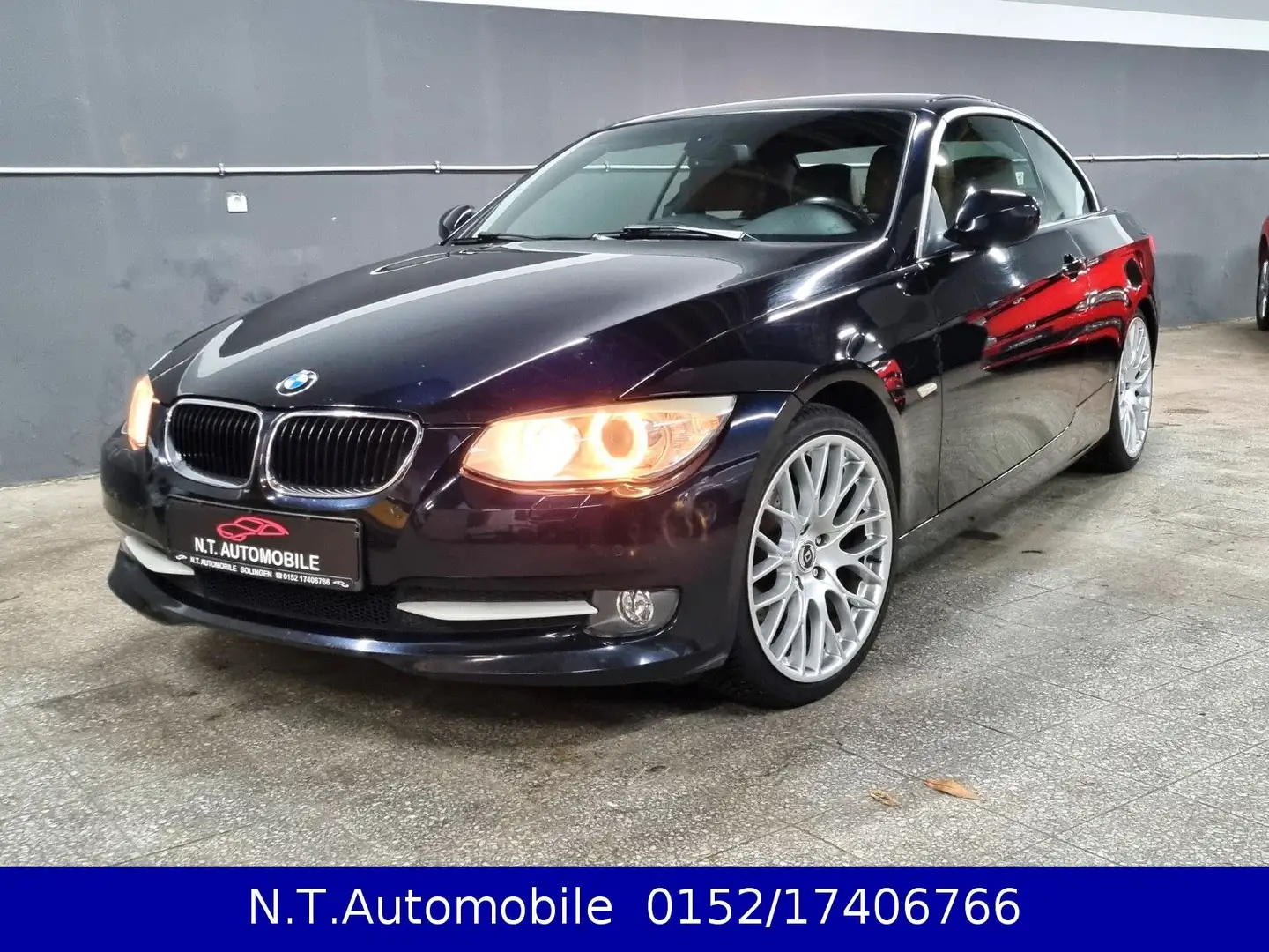 BMW 320 D Cabrio*AUTOMATIK*LEDER*NAVI*XENON*19 ZOLL* Schwarz - 2